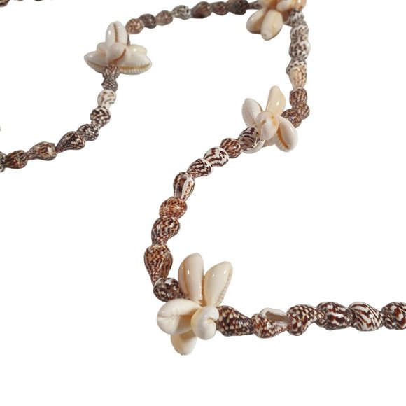 Shell Necklace Womens Jewelry 34" Length Hawaiian Beach Boho Mermaid Island - Picture 2 of 4
